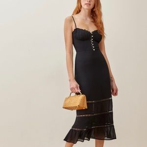 NWT Reformation Harvest Dress in Black